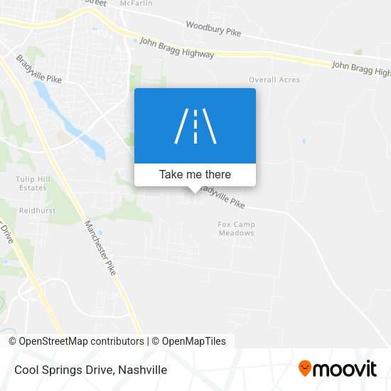 Cool Springs Drive map