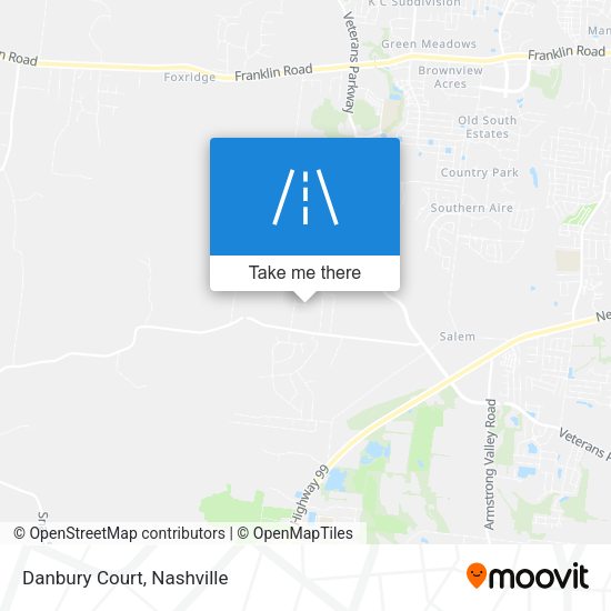 Danbury Court map