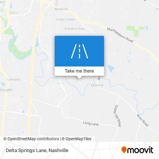 Mapa de Delta Springs Lane