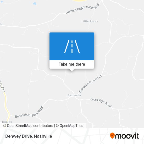 Denwey Drive map