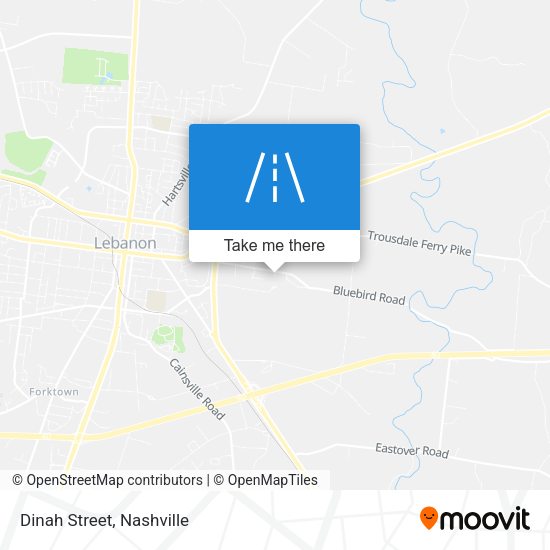 Mapa de Dinah Street