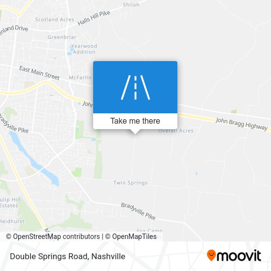 Mapa de Double Springs Road