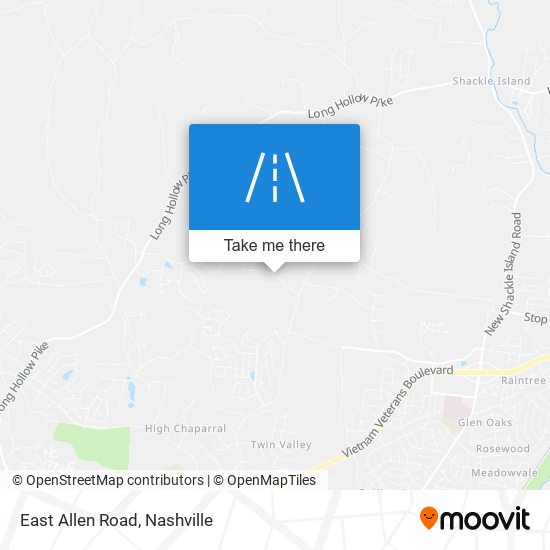 East Allen Road map