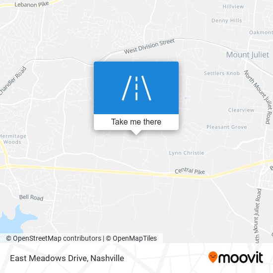 Mapa de East Meadows Drive