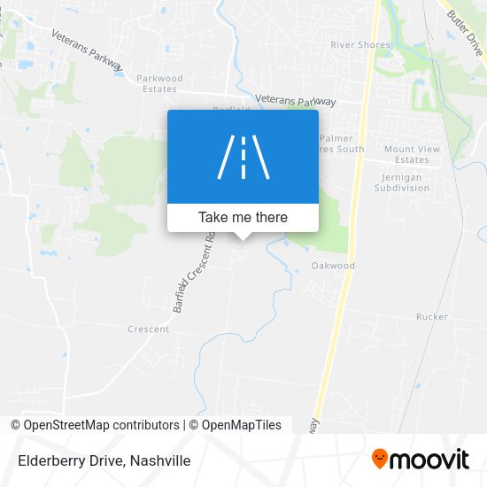 Elderberry Drive map
