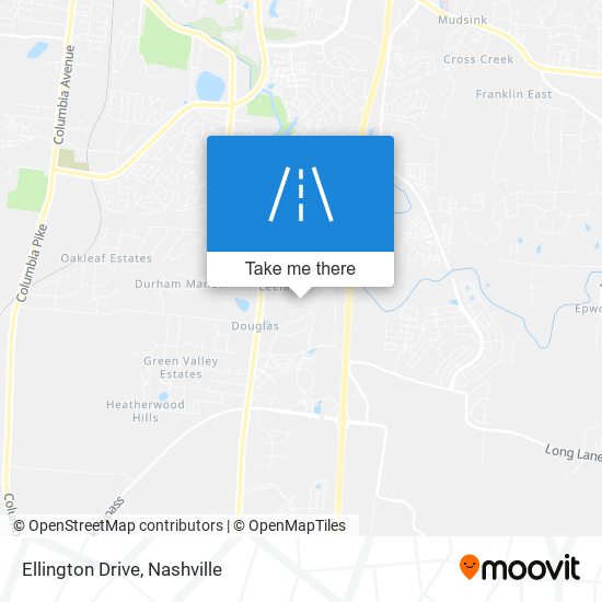 Ellington Drive map