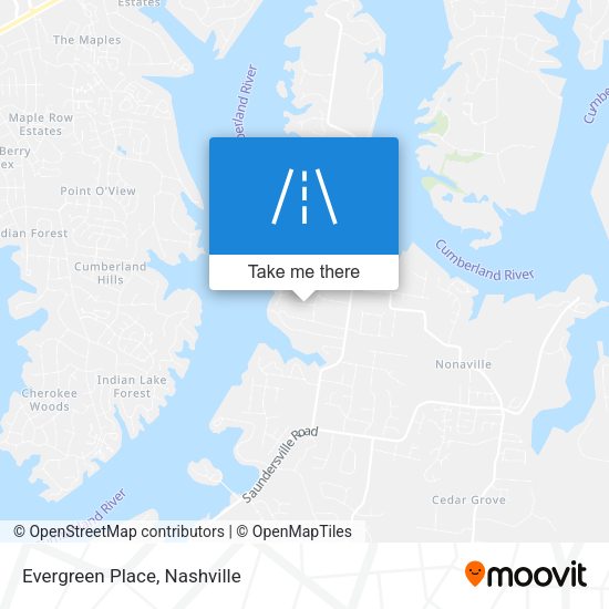 Mapa de Evergreen Place