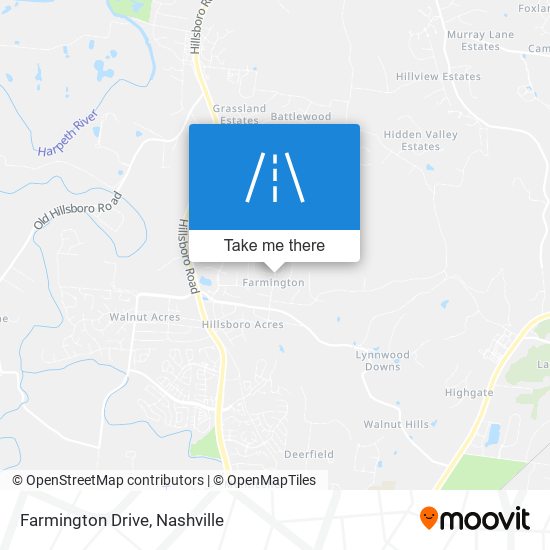 Farmington Drive map