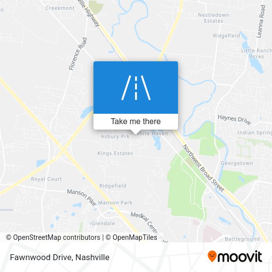 Mapa de Fawnwood Drive