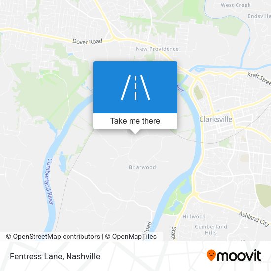 Mapa de Fentress Lane