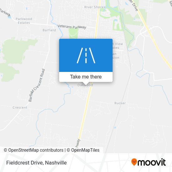 Fieldcrest Drive map