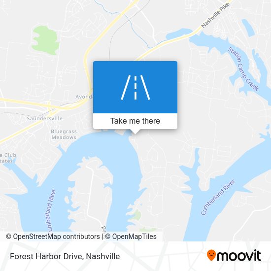 Mapa de Forest Harbor Drive