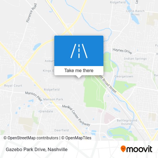 Mapa de Gazebo Park Drive