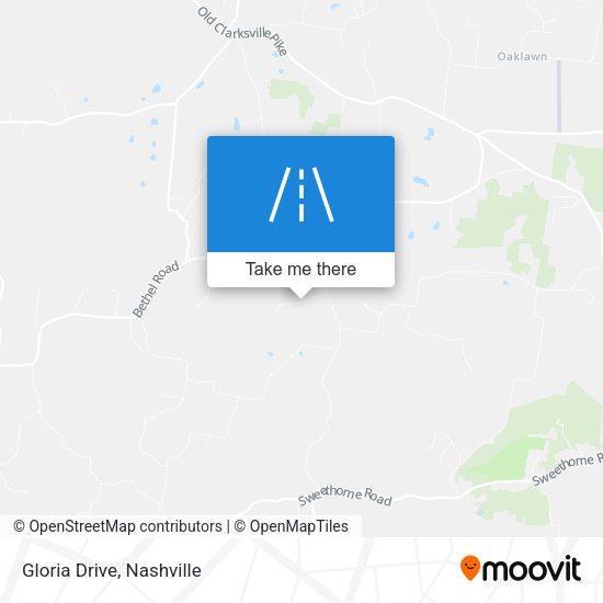 Mapa de Gloria Drive
