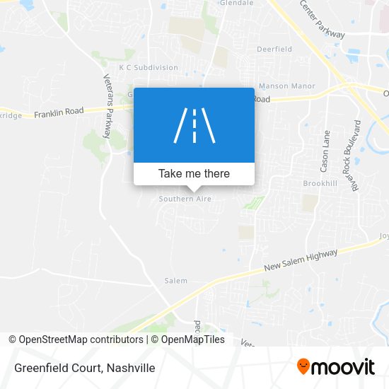 Mapa de Greenfield Court