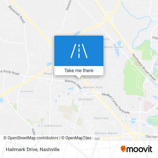 Mapa de Hallmark Drive