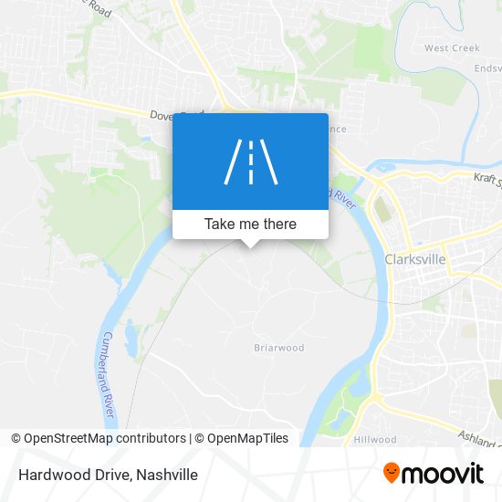 Hardwood Drive map