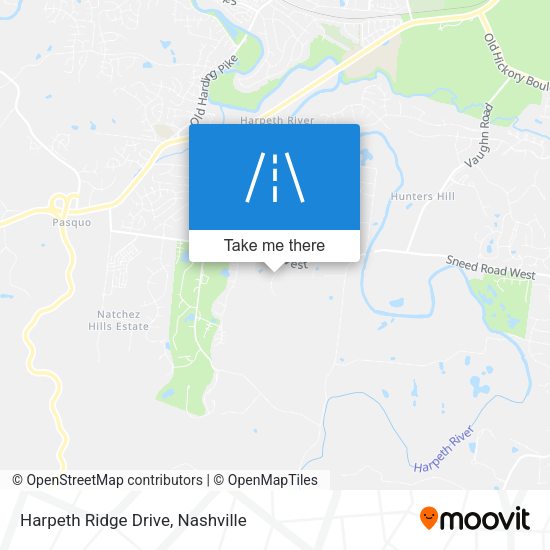 Mapa de Harpeth Ridge Drive