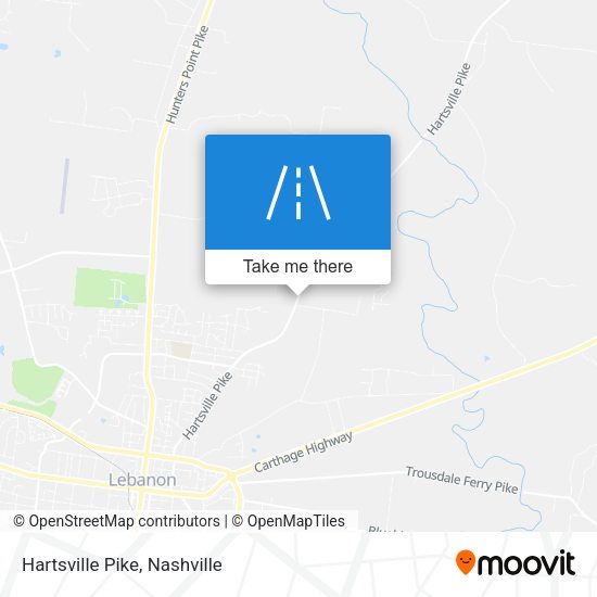 Hartsville Pike map