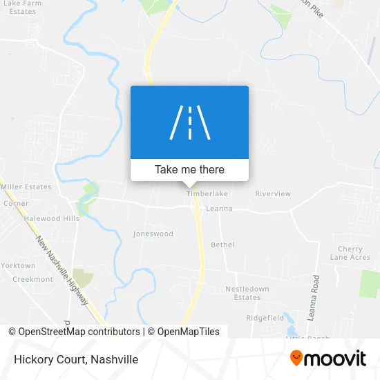 Hickory Court map