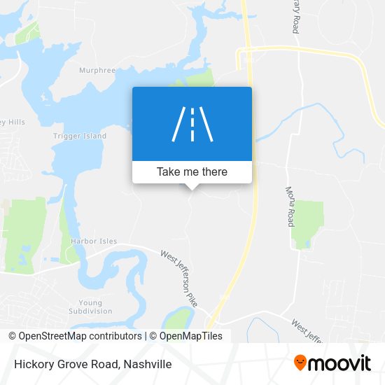 Hickory Grove Road map