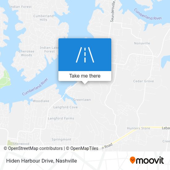 Hiden Harbour Drive map