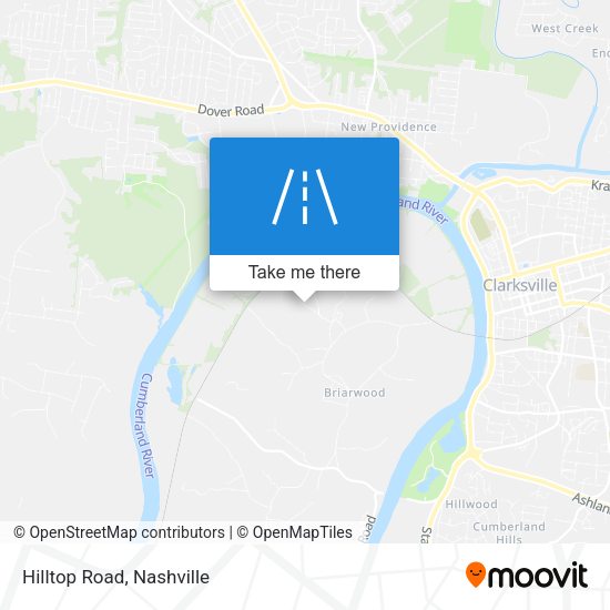 Mapa de Hilltop Road