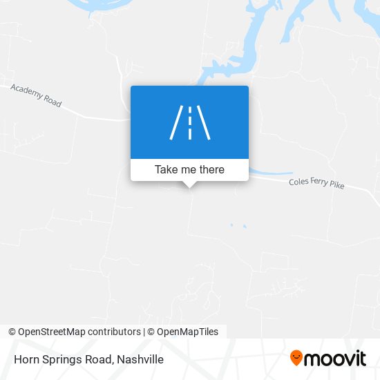 Mapa de Horn Springs Road