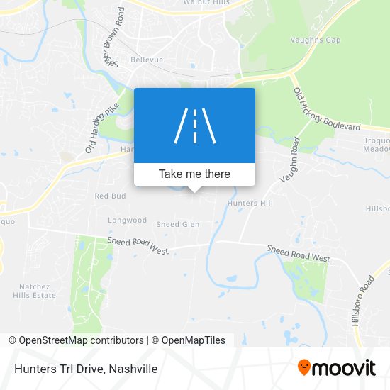 Hunters Trl Drive map