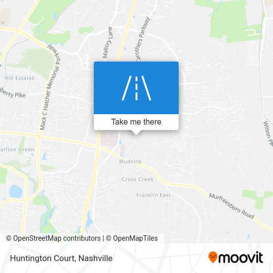 Mapa de Huntington Court