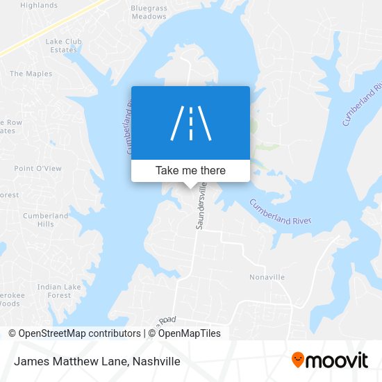Mapa de James Matthew Lane