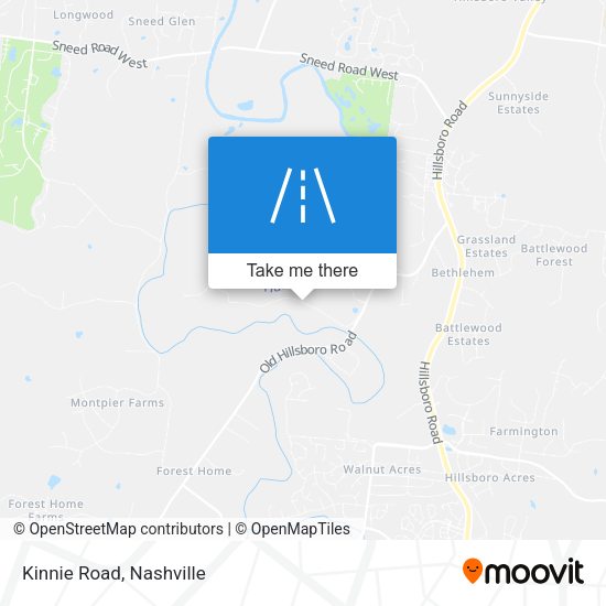Mapa de Kinnie Road