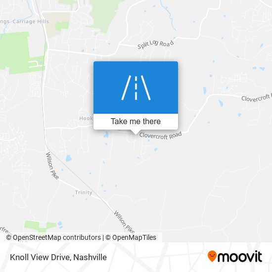 Knoll View Drive map