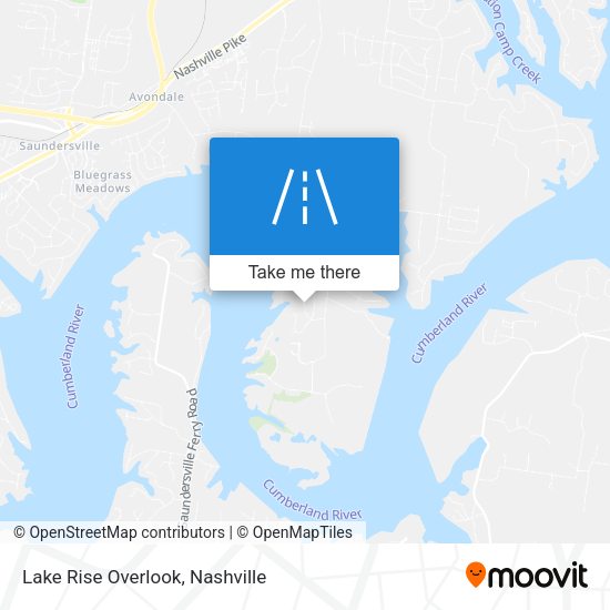 Lake Rise Overlook map
