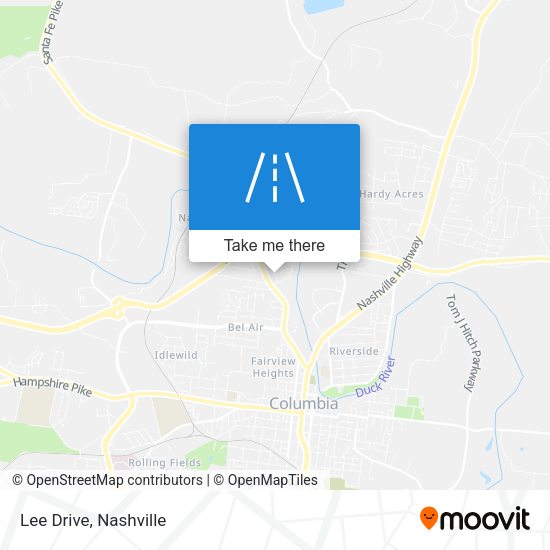 Mapa de Lee Drive