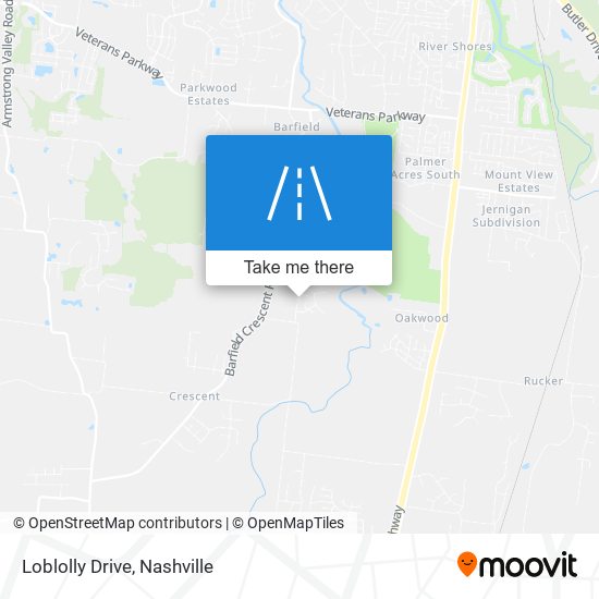 Loblolly Drive map