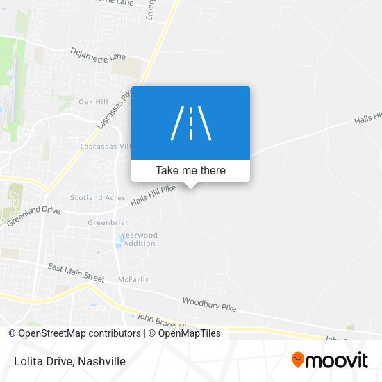 Mapa de Lolita Drive