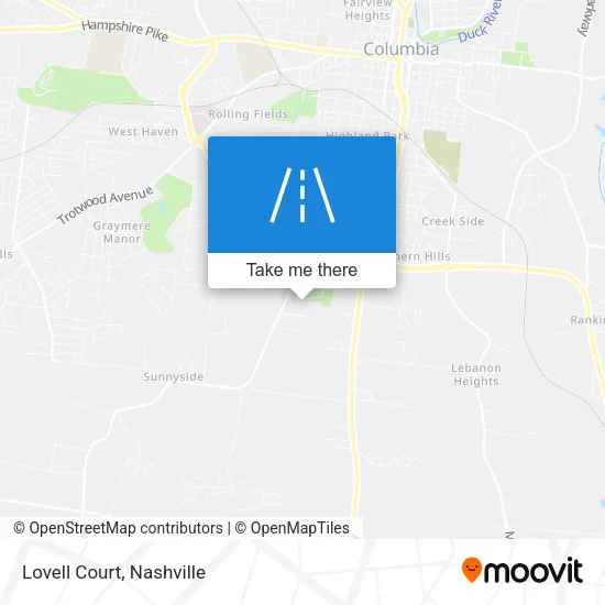 Lovell Court map