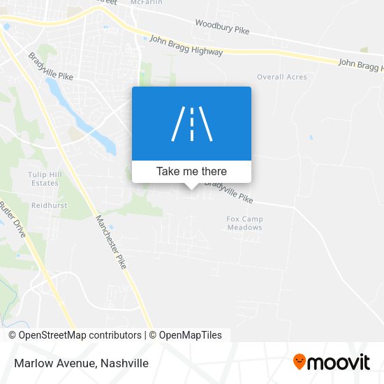 Mapa de Marlow Avenue