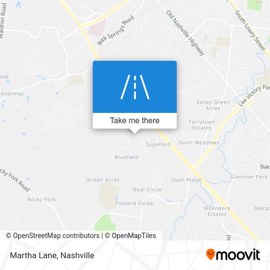 Mapa de Martha Lane