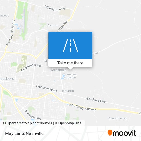 Mapa de May Lane
