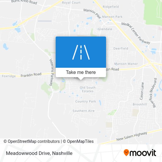 Mapa de Meadowwood Drive