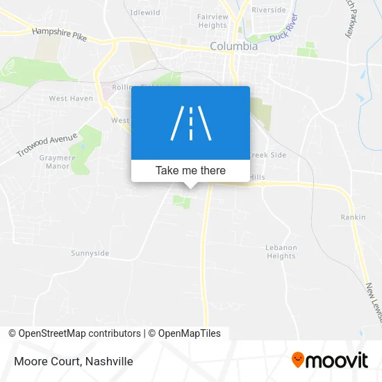 Moore Court map