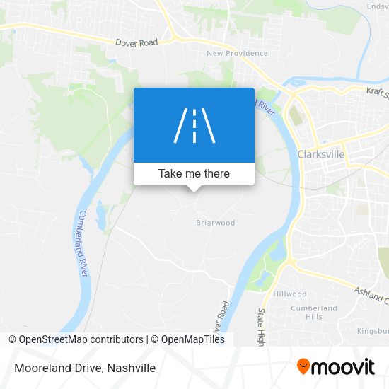 Mapa de Mooreland Drive