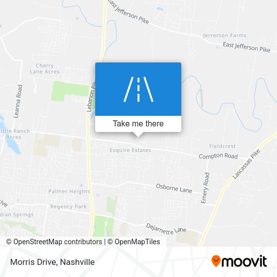 Mapa de Morris Drive