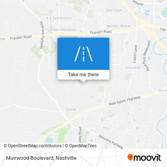 Muirwood Boulevard map