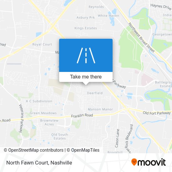 Mapa de North Fawn Court