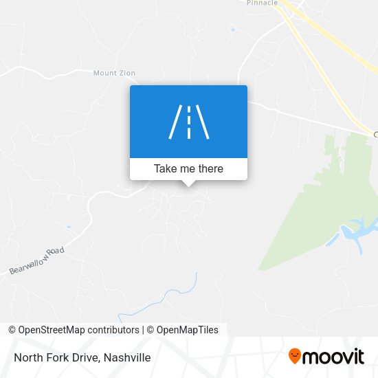 Mapa de North Fork Drive