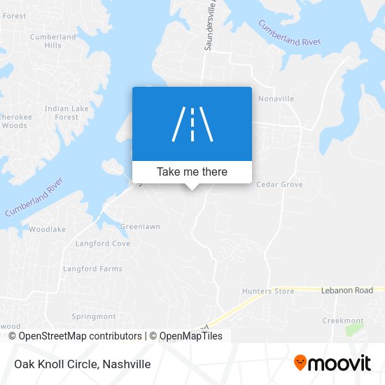 Mapa de Oak Knoll Circle