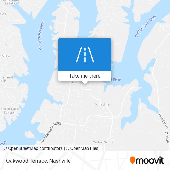 Mapa de Oakwood Terrace